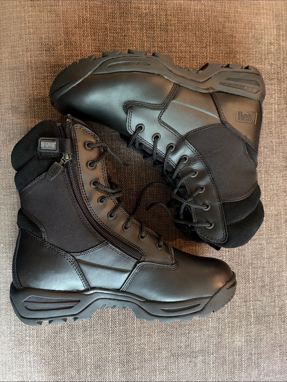 Magnum Tactical Black Men's Side-Zip Boots